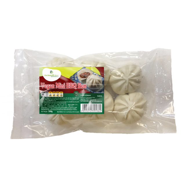 The Plantbase Store Vegan Mini BBQ Bun 250g (Case 10)