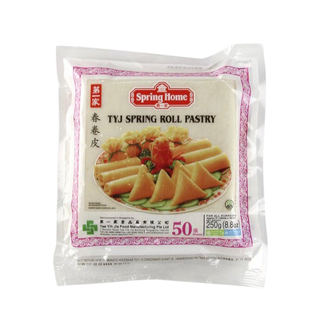 TEE YIH JIA 5in Spring Rolls Pastry 250g (Case 40)