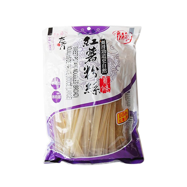 TAI YANG MEN 100% Sweet Potato Noodles Thick 500g - Longdan Official