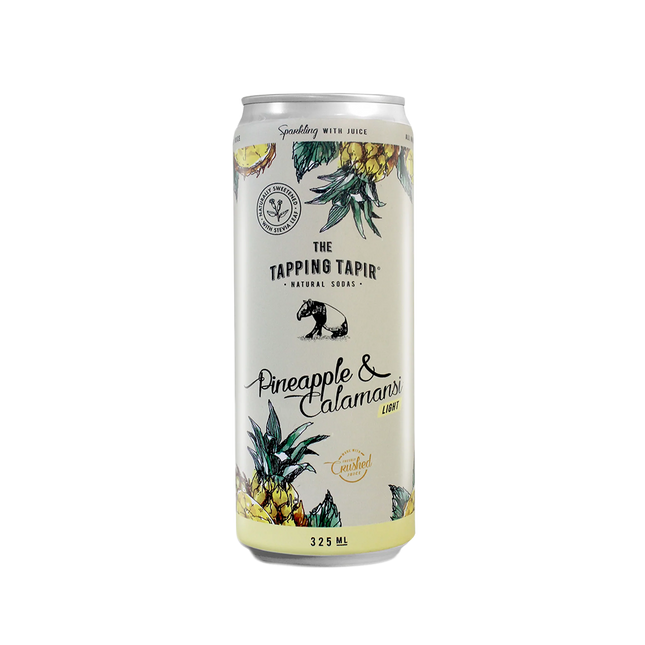 TAPPING TAPIR Natural Fruit Sodas - Pineapple & Calamansi 325ml - Longdan Official