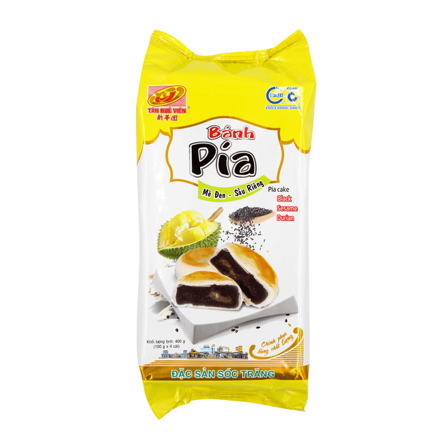 Tan Hue Vien Durian & Black Sesame  Cake  400g (Case 20)