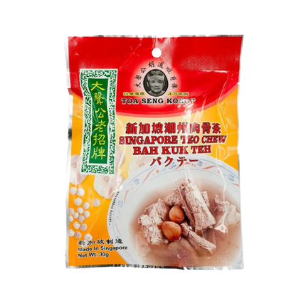 TOA SENG KONG Singarpore Teo Chew Bah Kuk Teh 30g (Case 100)