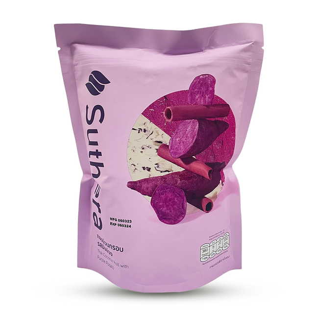 SUTHERA Coconut Roll Purple Potato 70g (Case 24)