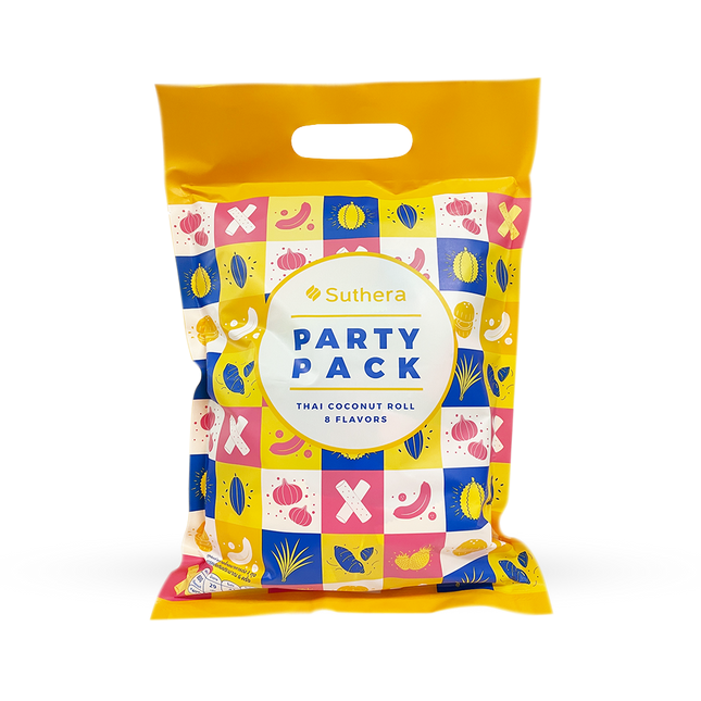 SUTHERA Coconut Roll Party Pack 153.6g (24 pcs) (Case 12)