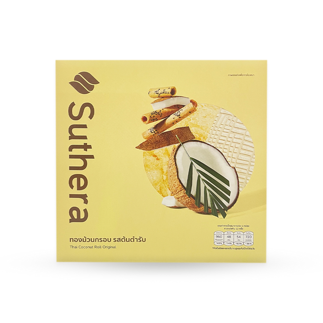 SUTHERA Coconut Roll Original 192g (Case 12)