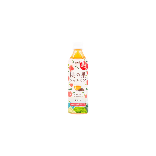 SURF BEVERAGE Peach and Jasmine Tea 500ml (Case 24)