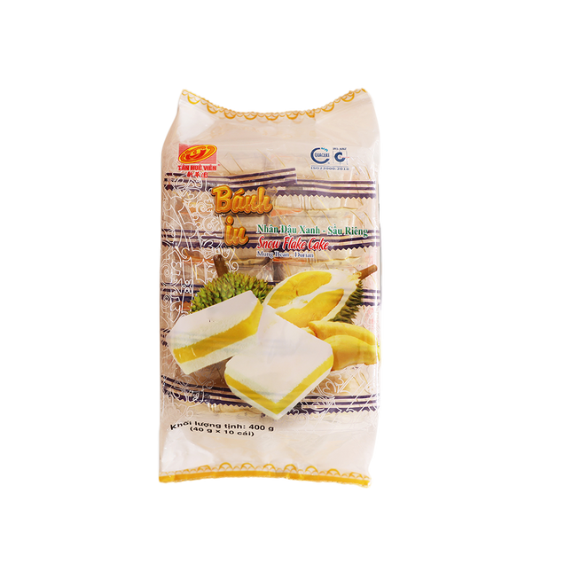 Tan Hue Vien Snow Flake Cake (Mung Bean – Durian) 400g (Case 30)