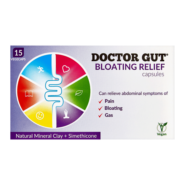 DOCTOR GUT Bloating Relief 15 Capsules (Case 264)