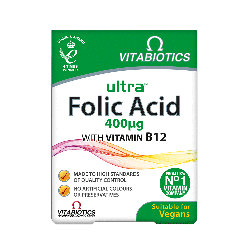 VITABIOTICS Ultra Folic Acid 60 Tablets (Case 4)