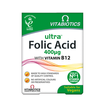 VITABIOTICS Ultra Folic Acid 60 Tablets (Case 4)