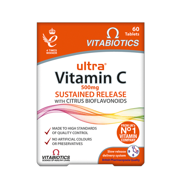 VITABIOTICS Ultra Vitamin C 60 Tablets (Case 4)