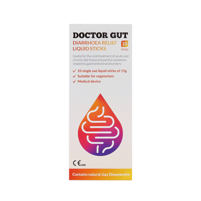 DOCTOR GUT Diarrhoea Relief 10 Sachets (Case 81)