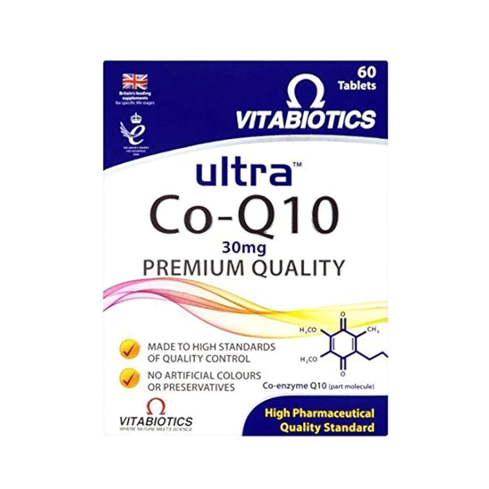 VITABIOTICS Ultra Co Enzyme Q10 50mg 60 Tablets (Case 4)