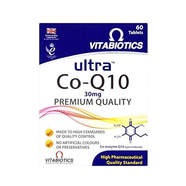 VITABIOTICS Ultra Co Enzyme Q10 50mg 60 Tablets (Case 4)