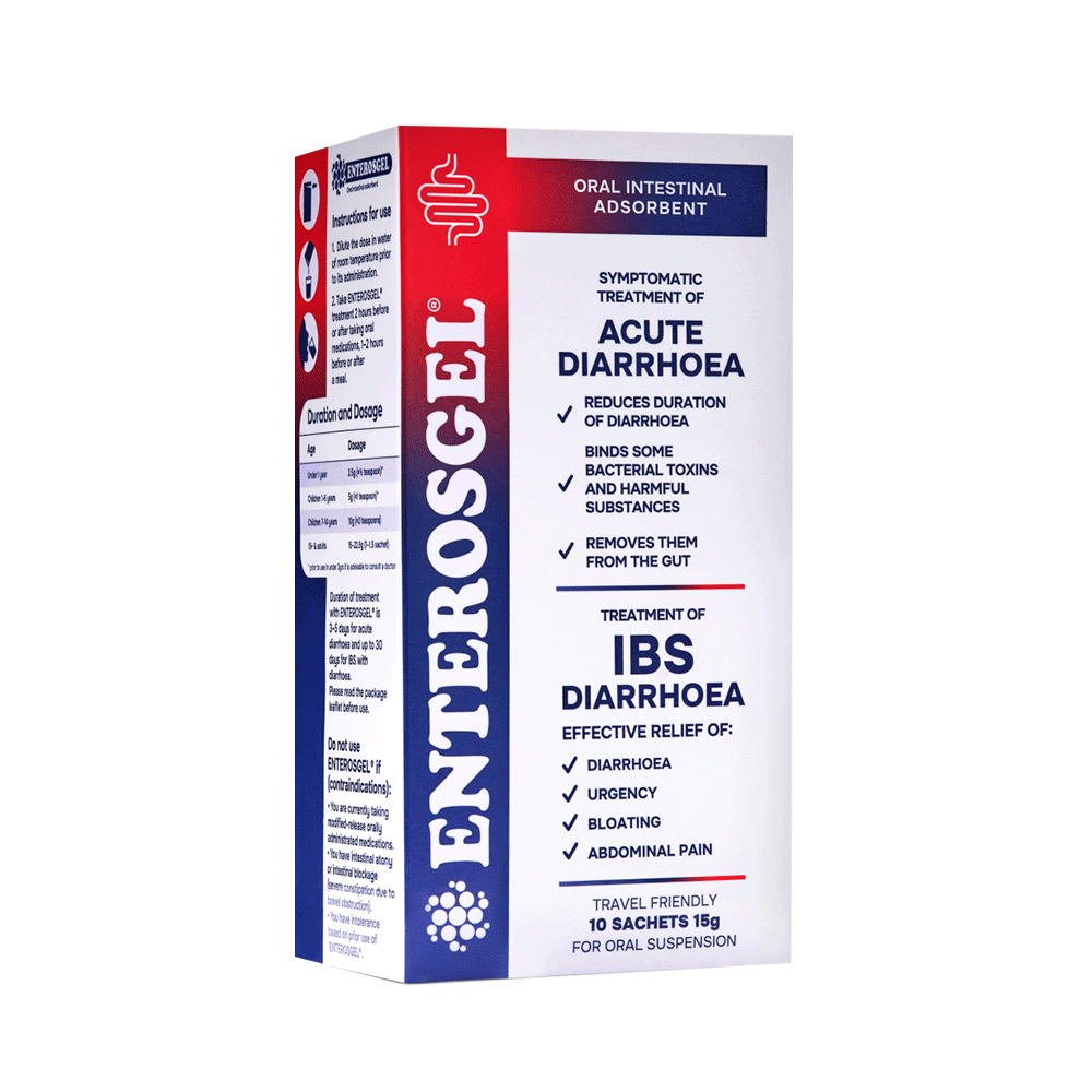 ENTEROSGEL Adult 15G x 10 Sachets (Case 20)