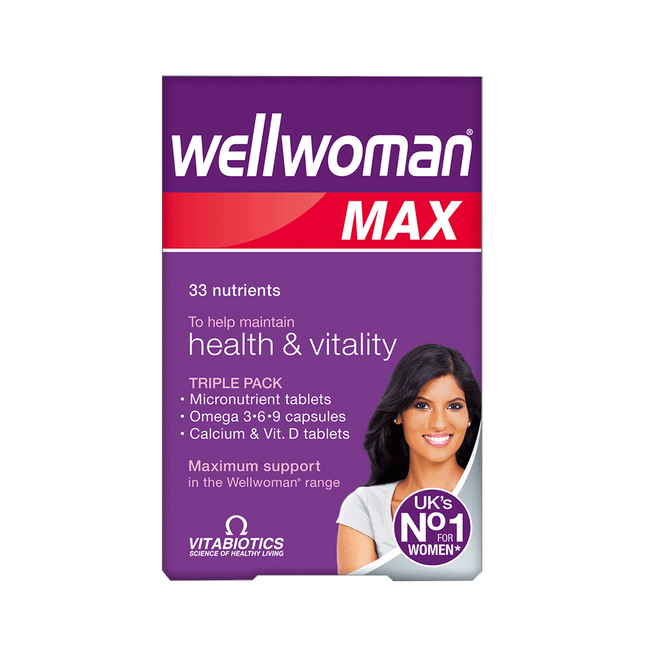 VITABIOTICS Wellwoman Max 84 Tablets (Case 4)