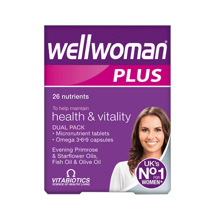 VITABIOTICS Wellwoman Plus Omega-3 6 9 56 Tablets (Case 4)