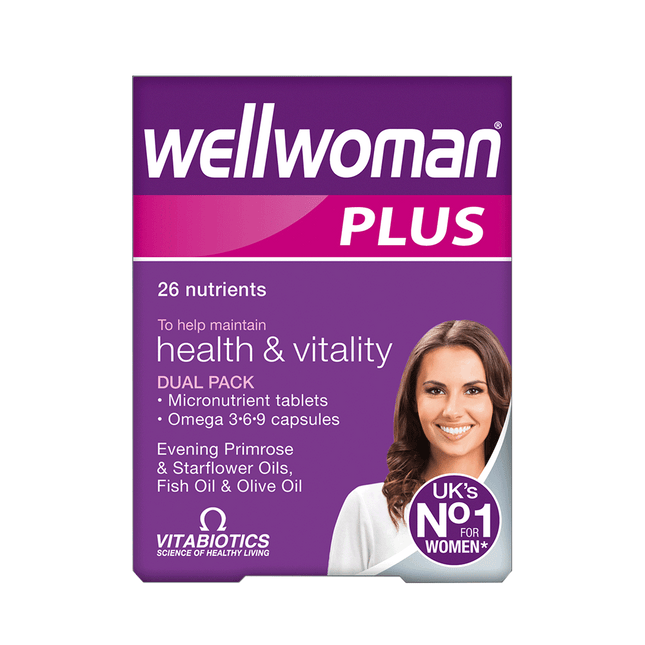 VITABIOTICS Wellwoman Plus Omega-3 6 9 56 Tablets (Case 4)
