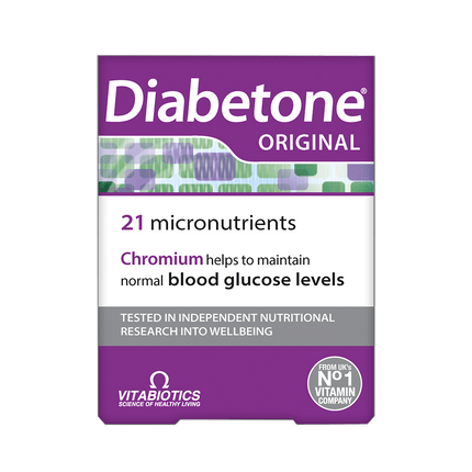 VITABIOTICS Diabetone 30 Tablets (Case 4)