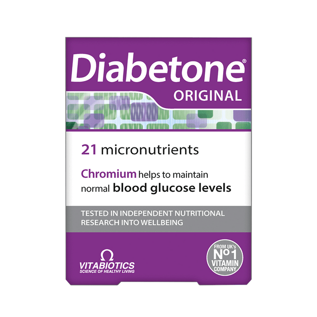 VITABIOTICS Diabetone 30 Tablets (Case 4)