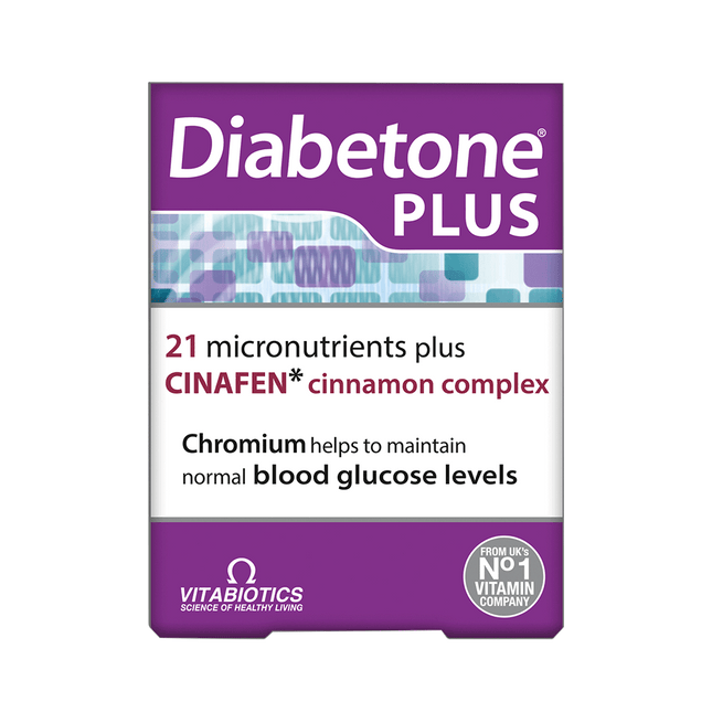 VITABIOTICS Diabetone Plus with Cinafen 84 Tablets (Case 4)