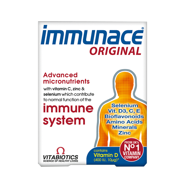 VITABIOTICS Immunace 30 Tablets (Case 4)
