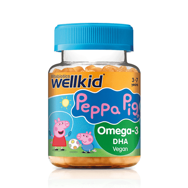 VITABIOTICS Wellkid Peppa Pig DHA Omega-3 30 Capsules (Case 3)