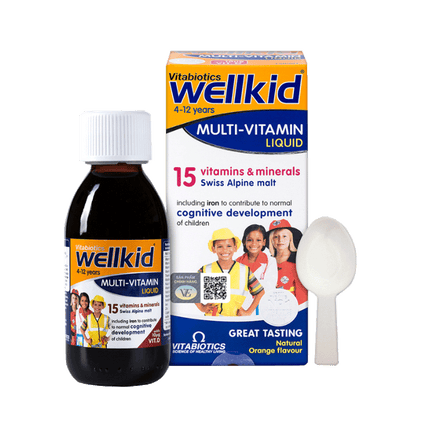 VITABIOTICS Wellkid Multivitamin Liquid 150ML (Case 4)