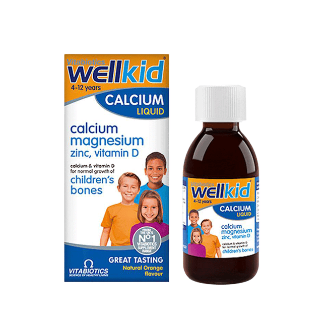 VITABIOTICS Wellkid Calcium Liquid 150ML (Case 4)