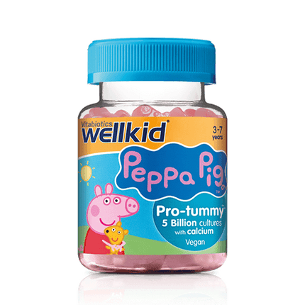 VITABIOTICS Wellkid Peppa Pig Pro-Tummy 30 Capsules (Case 3)