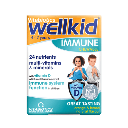 VITABIOTICS Wellkid Immune Chewable 30 Tablets (Case 4)
