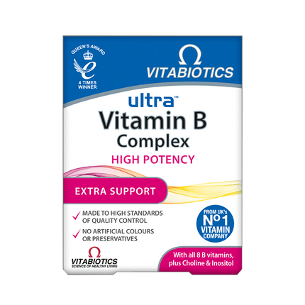 VITABIOTICS Ultra B Complex High Potency 60 Tablets (Case 4)
