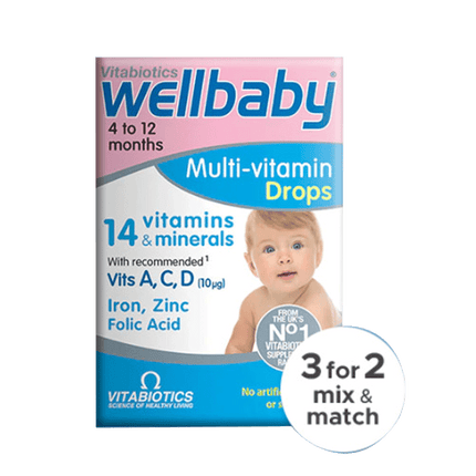 VITABIOTICS Wellbaby Multivitamin Drops 30ML (Case 4)