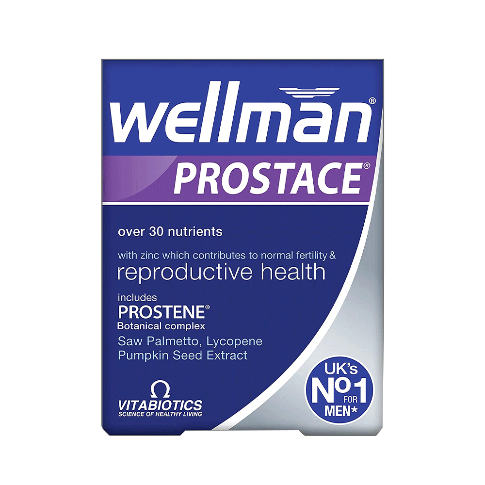 VITABIOTICS Wellman Prostace 60 Tablets (Case 4)