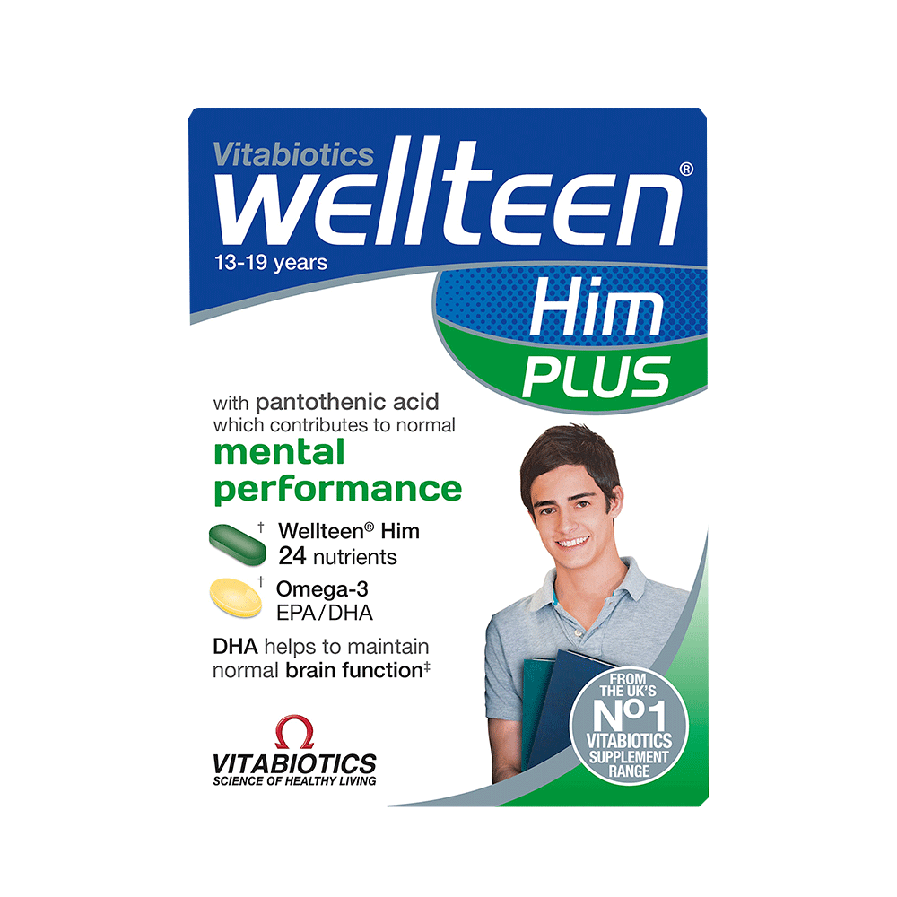 VITABIOTICS Wellteen Him Plus 56 Tablets (Case 4)