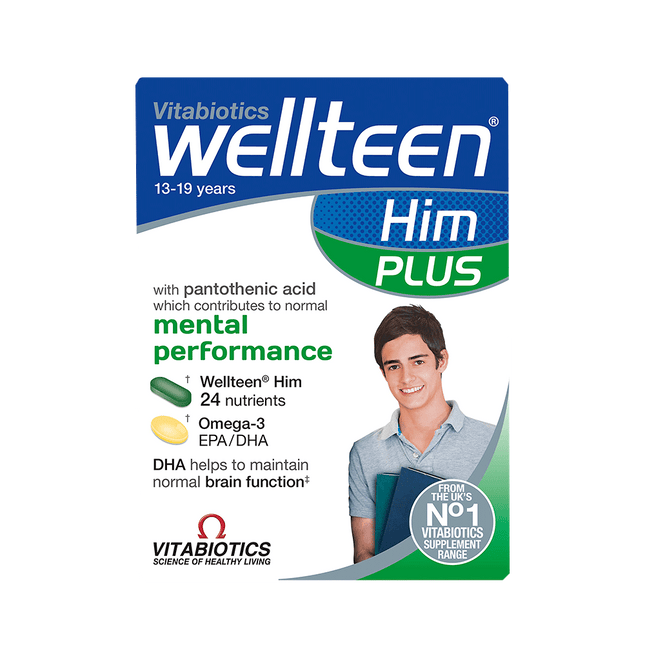 VITABIOTICS Wellteen Him Plus 56 Tablets (Case 4)