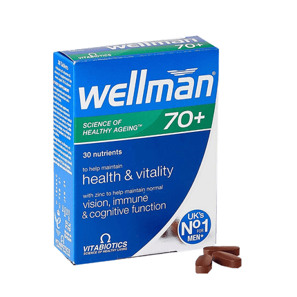 VITABIOTICS Wellman 70+ 30 Tablets (Case 4)