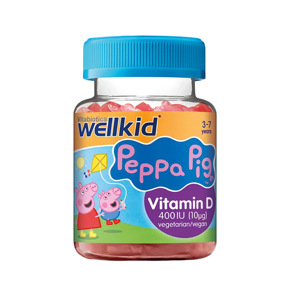 VITABIOTICS Wellkid Peppa Pig Vitamin D 30 Capsules (Case 3)