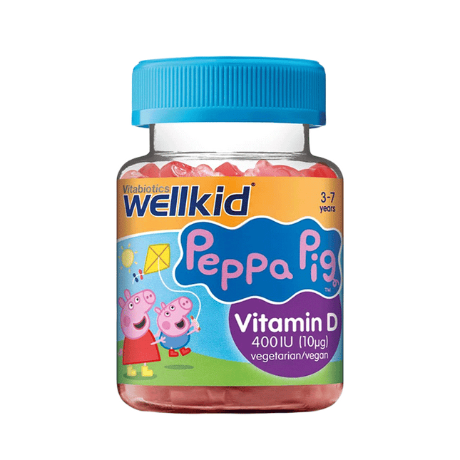 VITABIOTICS Wellkid Peppa Pig Vitamin D 30 Capsules (Case 3)