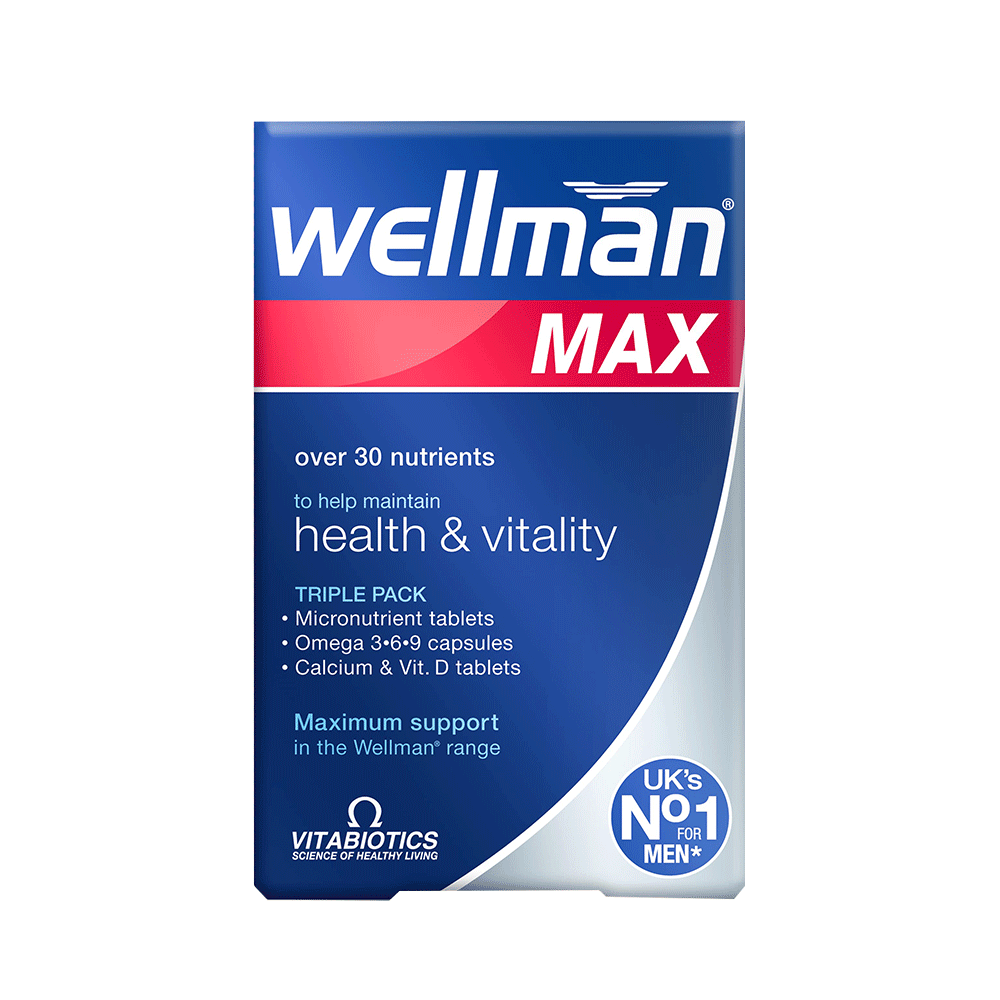 VITABIOTICS Wellman 50+ 30 Tablets (Case 4)