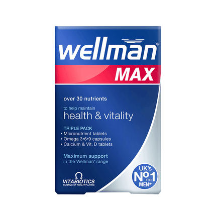 VITABIOTICS Wellman 50+ 30 Tablets (Case 4)