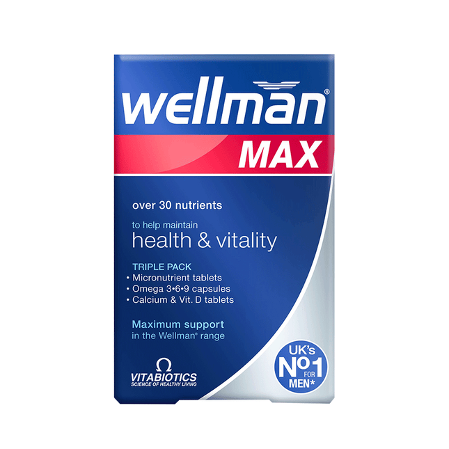 VITABIOTICS Wellman 50+ 30 Tablets (Case 4)