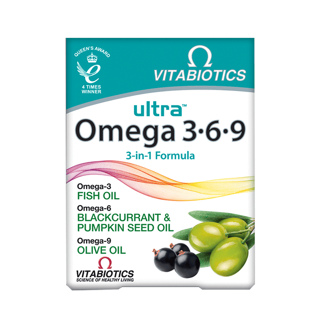 VITABIOTICS Ultra Omega 3-6-9 60 Capsules (Case 4)
