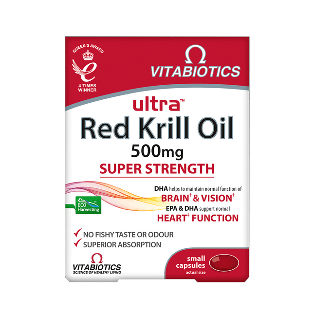 VITABIOTICS Ultra Red Krill Oil 30 Capsules (Case 4)