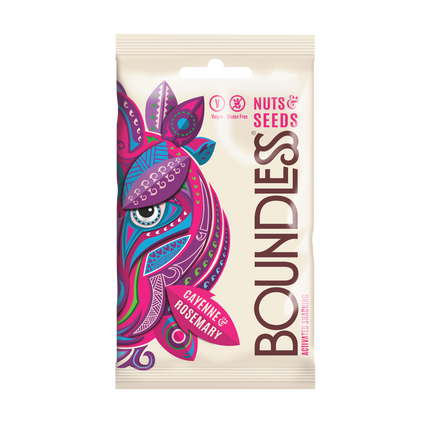 Boundless Nuts & Seeds: Cayenne & Rosemary 30g - Longdan Official Online Store