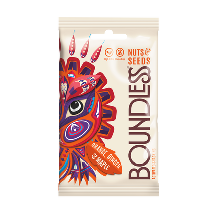 Boundless Activated Nuts & Seeds: Orange, Ginger & Maple - Longdan Official Online Store
