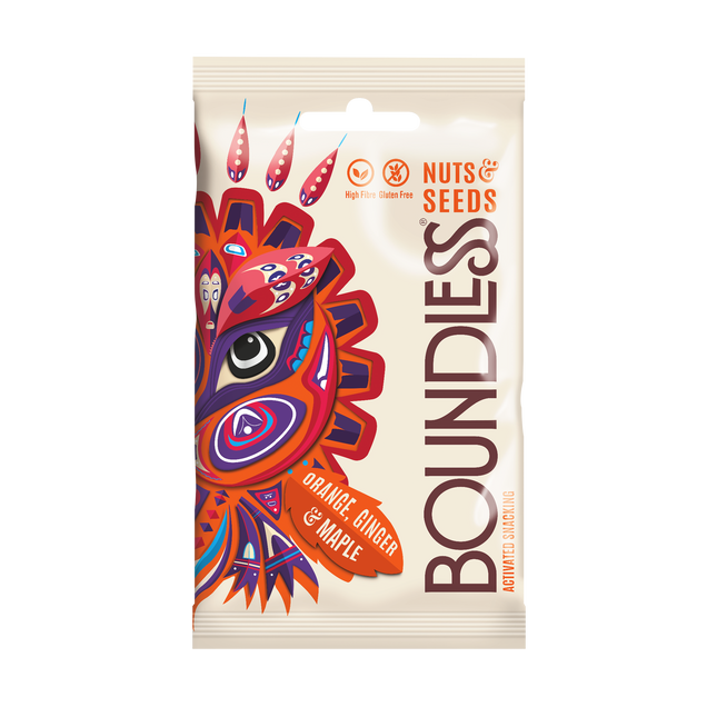 Boundless Activated Nuts & Seeds: Orange, Ginger & Maple - Longdan Official Online Store