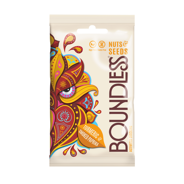 Boundless Nuts & Seeds: Turmeric & Smoked Paprika 30g - Longdan Official Online Store