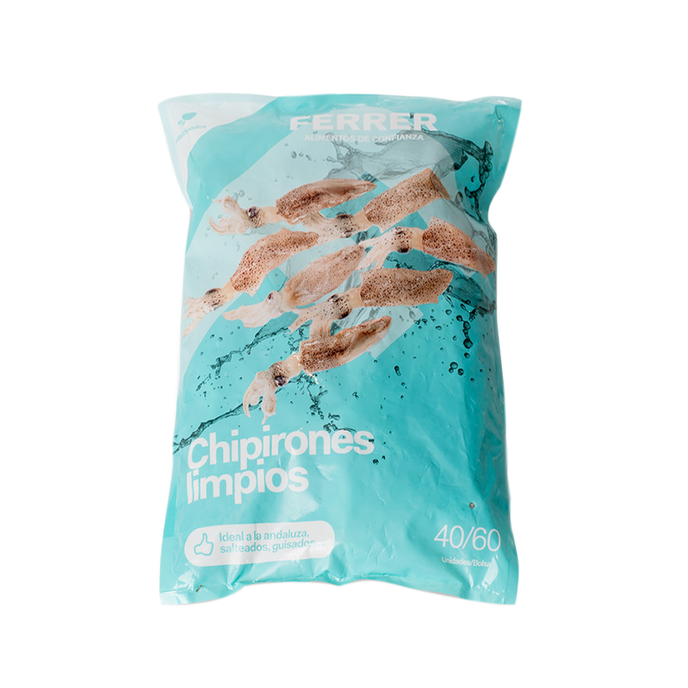 Ferrer Baby Squid Cleaned 500g (Frozen) - Longdan Official Online Store
