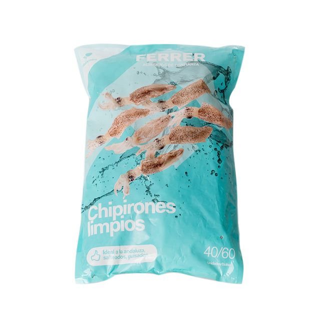 Ferrer Baby Squid Cleaned 500g (Frozen) - Longdan Official Online Store